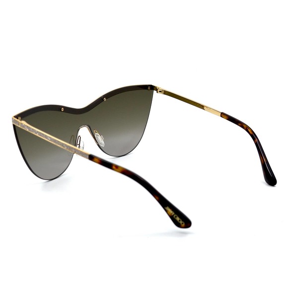 JIMMY CHOO KRISTEN/S GOLD BROWN GRADIENT WOMEN'S SUNGLASSES - Picture 9 of 14